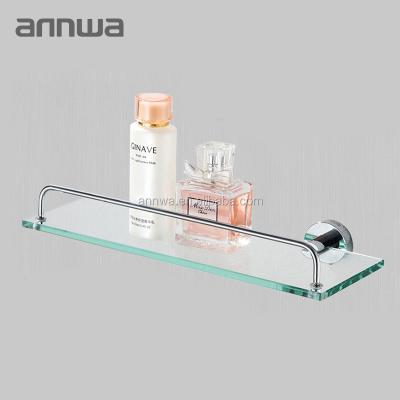 China Wholesale Kitchen Bathroom Glass Shelf For Hotel for sale