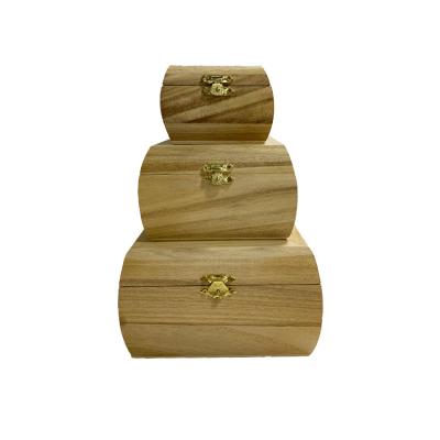 China China Pine Wood Wooden Gift Box Storage Box Customize Printing Jewelry Tool Craft for sale