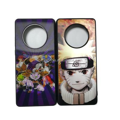 China Cartoon Shockproof Lenticular Sublimation 3d Anime Cover Mobile Phone Case for sale