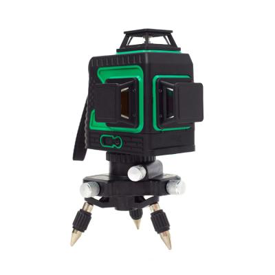 China Green Beam Laser Level 3D 12 Laser 360 Cross Line Multi Level 130mm*80mm/*120mm Rotary Lines for sale