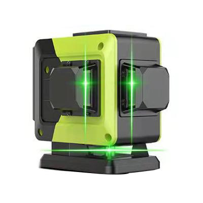 China Green Light 12lines 3D Rotating Infrared Meter And Line Meter 360 Degree Laser Level Kit 130mm*60mm/*120mm for sale