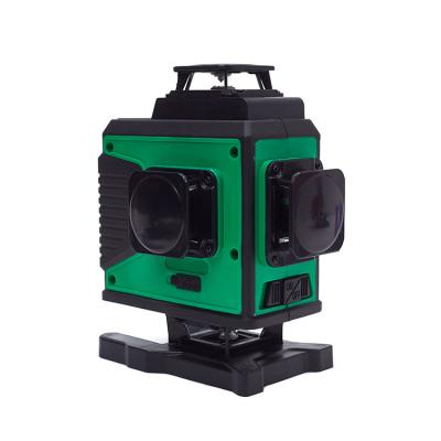 China 16 line laser level green360 degree beam laser crossself leveling automatic rotary 4d laser level 130mm*60mm/*125mm for sale