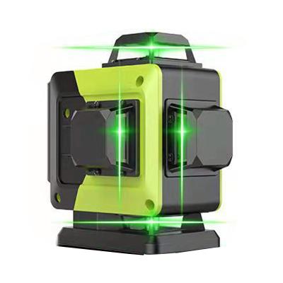 China Green Beam Laser Level 4D 16 Laser 360 Cross Line 130mm*60mm/*120mm Multi Level Rotary Lines for sale