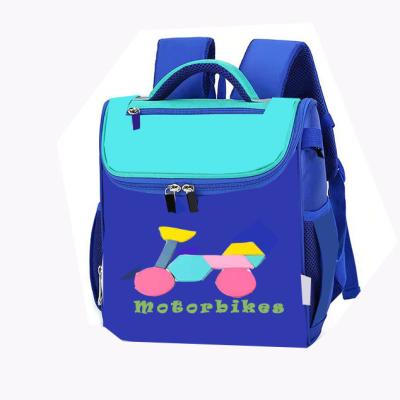 China Waterproof Lego Puzzle Kids Waterproof School Bag for sale