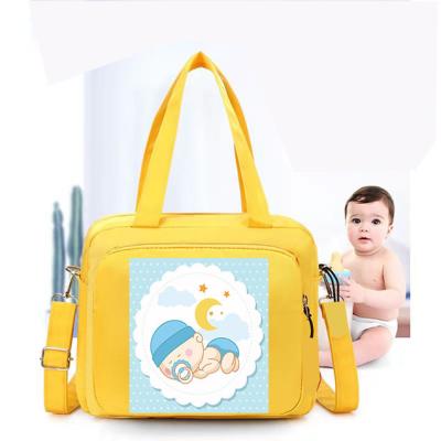 China New Cute Water Resistant Handle Diaper Packing Bag Waterproof Mami Bag for sale