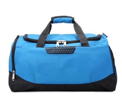 China Custom Fashion BSCI Factory Gym Sport Travel Duffel Bag With Wet Pockets With Shoe Compartment for sale