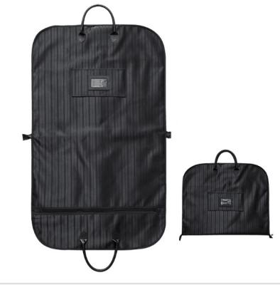 China Shockproof Durable Reusable Reusable Suit Shop Polyester Hanging Garment Bag With Handle for sale