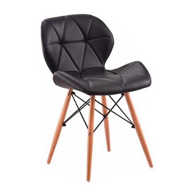 China Stylish Appearance Low Price Modern Soft Leisure Dining PU Leather Cover Cadeiras Silla Restaurante Chairs Dining Chair With Back for sale