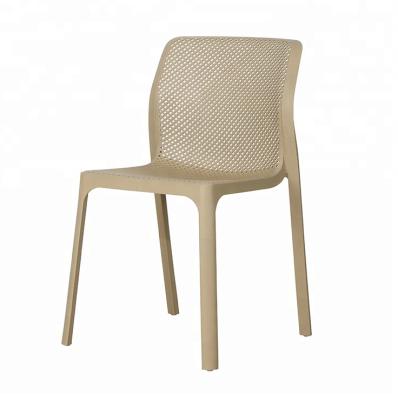 China Hot Selling EUROPEAN Bulk Cheap Full Modern Stackable PP Dining Plastic Dining Chair for sale