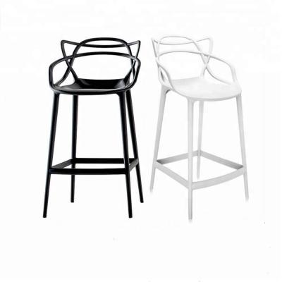 China Plastic High Back Bar Stools And Outdoor Restaurant Chair For Modern Dining Dining Chairs for sale