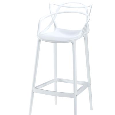 China Cheap high back restaurant chair for dining room design plastic dining table chairs for sale