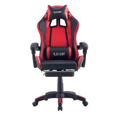 China (Size)Adjustable Custom RGB Led Massage Gaming Chair Cheap LED Light Racing PC Computer Gaming Chair for sale