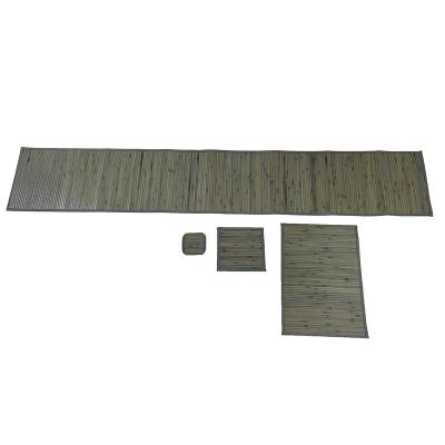 China Waterproof Four-Piece Bamboo Table Mat / Place Mat / Coaster / Blow Mat For Dinner for sale