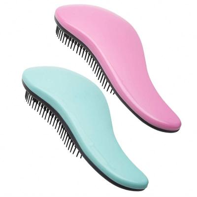 China Waterproof Customized Color Eco-friendly Curly Hair Detangling Good Quality Classic Magic Hair Brush for sale