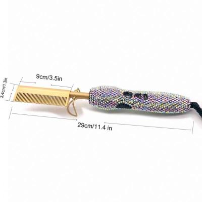 China Hotel 2021 Best Sale Hot Comb 500 Degrees Electric Hair Straightener Comb for sale