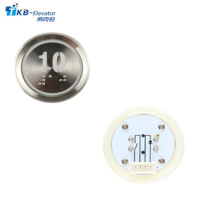 China Traditional Elevator Push Button MTD330 24V Diameter 37mm Elevator Parts for sale