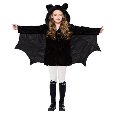 China Dance Stage Performance Halloween Costume Children's Jumpsuit Animal Bat Costume Cosplay Unisex Performance Costume for sale