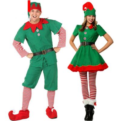 China Customizable Best Quality Fashion Family Pack Universal Christmas Elf Costume Cosplay Cartoon Costume For Movie And TV Clothing for sale