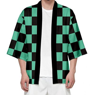 China 2021 Kimetsu Costumes Anime Demon Slayer Clothing No Yaiba Kimono Agatsuma Zenitsu Kamado Tanjirou Tomioka Giyuu Jacket Cosplay Costume for sale