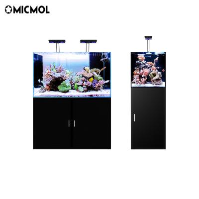 China Hot Selling Coral Reef 2021 Marine Aquarium Led Lighting Full Spectrum Fish Tank For Fish Coral Aquarium for sale