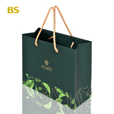 China Recyclable Professional Paper Carrier Bag With PP Twine for sale