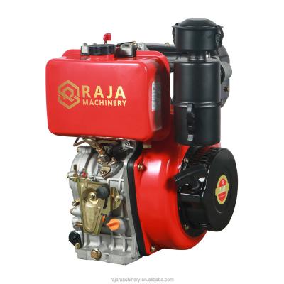 China Land Use New Design 5.7kw 418CC Single Cylinder RJ186FA Air Cooled Diesel Engine For Generators for sale