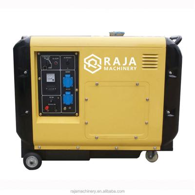 China High Quality Common Units 5000W 5KW 5KVA Soundproof Generator Diesel In Stock for sale