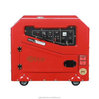 China Common Units 5000W 5KW 5KVA High Quality Silent Power Diesel Generator for sale