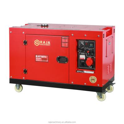 China Common Units 5500W 5.5KW 5.5KVA Vertical Silent Diesel Generator Set For Home for sale