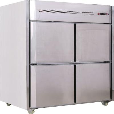 China COMPRESSOR Multi Door Stainless Steel Commercial Upright Refrigerator And Freezer for sale