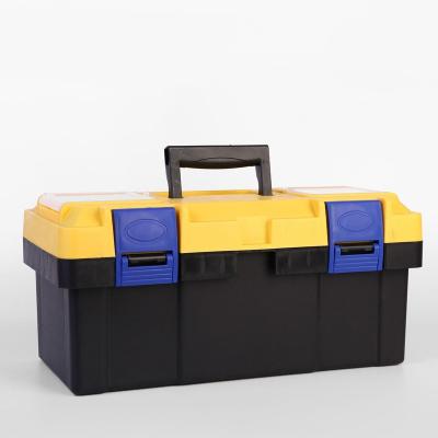 China 14 17 19 Inch Large Size Iron Plastic Steel Box Household Tool Box Eco-friendly Portable Plastic Tool Box Car Tool Box Plastic Storage Box Machine Tools for sale