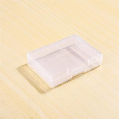 China Small Square Plastic Case Clear Plastic Box Container Recyclable Transparent Tool Box Clear Plastic Case For Mini Gift for sale