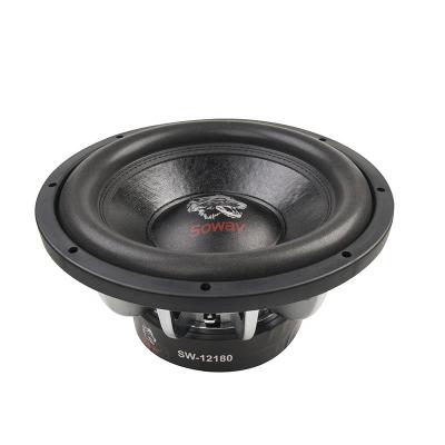 China None Soway OP-M SW-12180 12inch Iron Frame Subwoofer RMS 1300W Subwoofer Car Audio Speaker Professional for sale