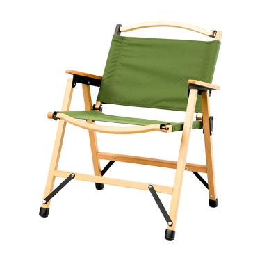 China Kermit Picnic Folding Chairs Cheap Contemporary Camping Wooden Camping Chair For Travel Beach Fishing Folding Wooden Beach Chair for sale