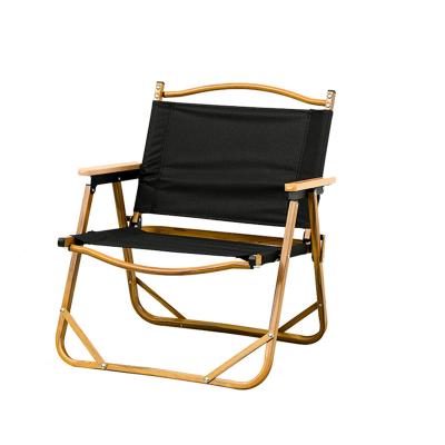 China Contemporary outdoor camp furniture beach picnic fishing chairs KERMIT folding blackoutdoor metal stacking chair for leisure time for sale