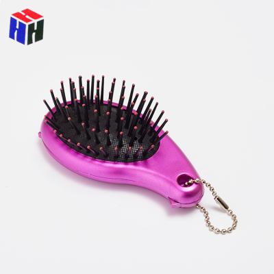 China Mini Hot Selling High Quality Professional Home Selling Portable Folding Hair Brush With Mirror for sale