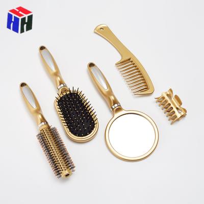 China Home-use Gift Display Box Palette Brush Plastic Hair Brush Set for sale