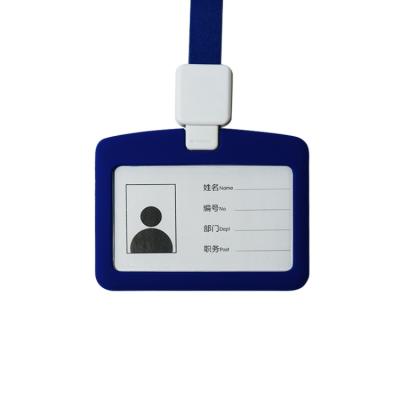 China Badge Holder China Manufacturer Direct Sale Assorted Color Lanyard Work Id Card Holder Available for sale