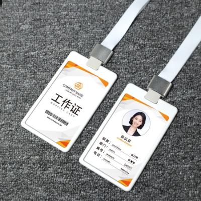 China Hot New Design PC Plastic Custom Material Size 6.0cm*10.0cm Badge ID Card Factory Sales for sale