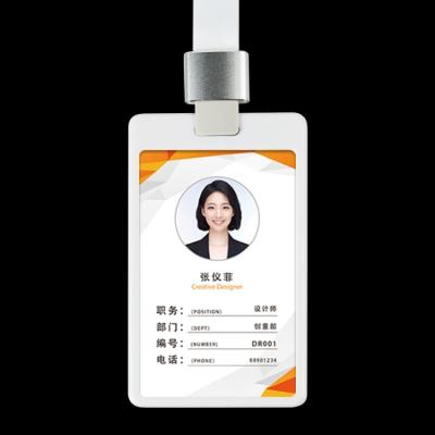 China Hot New Design PC Plastic Custom Size 6.0cm*10.0cm Material ID Card Factory Sales Badge Holder for sale