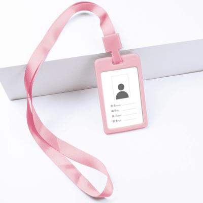 China School China Supplier Direct Selling Size 5.4*8.5cm Size 7*11cm Card Holder Outer Inner Acrylic Lanyard for sale