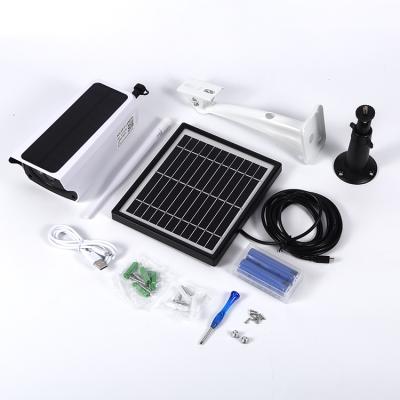 China Human Motion Tracking IP65 Alarm Siren Function Solar Panel CCTV Outdoor Wireless wifi Security Camera 1080p for sale