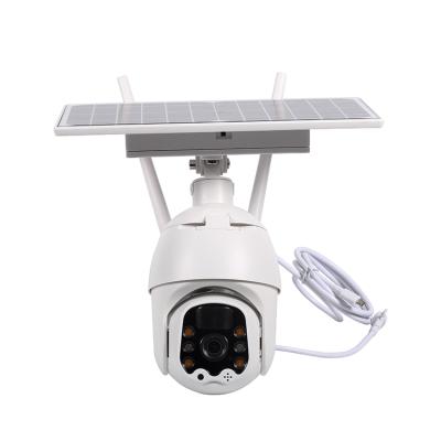 China Best Quality NIGHT VISION Outdoor Wireless IP Camera Solar Wifi PTZ 1080P Hd Camera With Solar Panel for sale