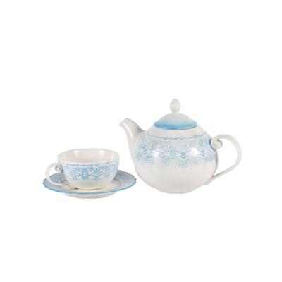 China Best Viable Selling Goods Using Promotional Good Quality Teapots Porcelain Ceramic Teapot Wholesale for sale