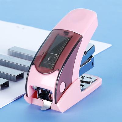 China Tenwin T8165 Fashion Mini Heavy Duty Stapling Machine Convenient Top Wooden Pliers 24/6 Paper Stapler For Office Use for sale