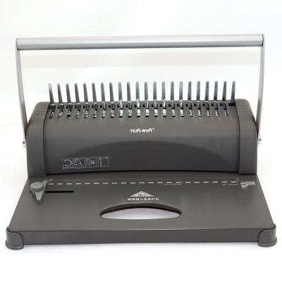 China Multifunctional Tenwin 3101 Home/School/Office Desktop Easy Use A4 Binding Combs Machine for sale