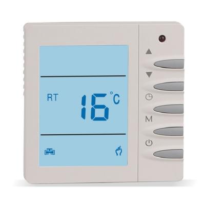 China Programmable Central Hotel Thermostat Heating System Controller Heat Pump Thermostat for sale