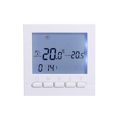 China Modern Underfloor Heating Thermostat External Water Linkage Boiler Temperature Sensing Room 7 Day Week Programming Thermostat Sensor for sale