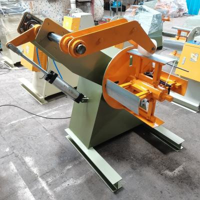 China Building Material Shops Cheap Steel Sheet Strip Coil Decoiler MT Series, as automatic motorized uncoiler machine for steel coil coil decoiling unwinding for sale