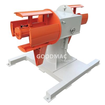 China Building Material Stores Non-motorized double hydraulic expanding decoiler MTD series, as double (two) head decoiler uncoiler for unwinding coil decoiling for sale